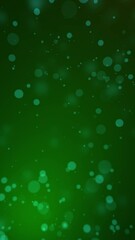 Wall Mural - vertical green gradient with animated circles 4k loop features a green gradient atmosphere with anim