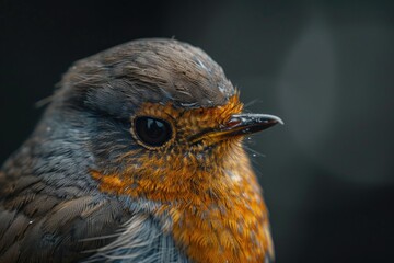 Wall Mural - Beautiful bird on a branch