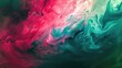 The abstract picture of the two colours between pink and green colour that has been mixing with each other in the form of the ink or liquid to become beautifully view of this abstract picture. AIGX01.