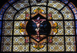Jesus Christ. Stained glass window