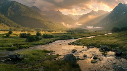 Wall Mural - Seascape of the park