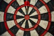 Dart in the center of the target, Dartboard