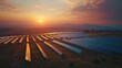 © Asurian - Ecology solar power station panels.