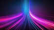 Neon fiber optic lines abstract texture background.