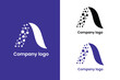 © Zayn - letter a logo, letter v logo, letter a tech logo, letter a network logo, logomark, healthcare company logo
