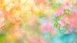 Soft colors blurred spring summer background Abstract pink yellow green blue backdrop