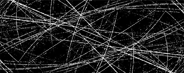 Wall Mural - Scratched Grunge Urban Background Texture Vector. Dust Overlay Distress Grainy Grungy Effect. Distressed Backdrop Vector Illustration. Isolated Black on White Background. EPS 10.