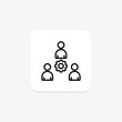Corporate Team icon, team, business, group, workforce, editable vector, pixel perfect, illustrator ai file