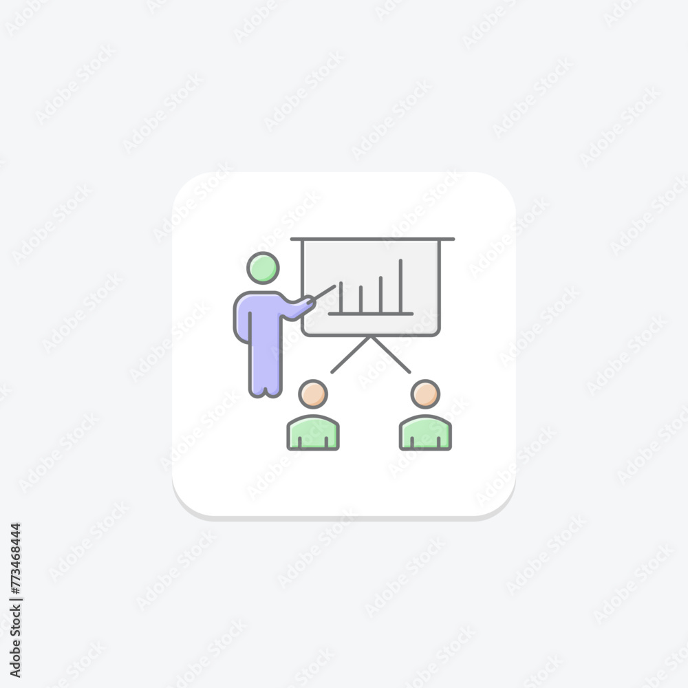 Pitch Session Icon Business Presentation icon, presentation, pitch, meeting, conference ...