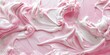 Close up of a pink and white swirled surface, suitable for backgrounds and textures