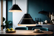 Illuminate a stylish pendant lamp hanging above a dining table or kitchen island, casting a soft and inviting glow.
