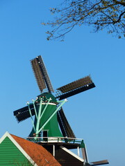 Canvas Print - Moulins à vent Hollande Amsterdam