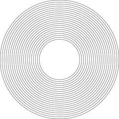 Concentric circle elements. Design geometric