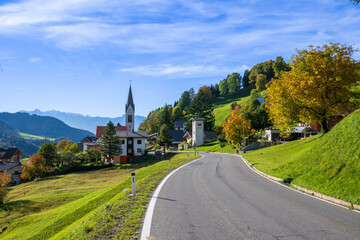 Wall Mural - Village of Laterns in the Laternsertal, State of Vorarlberg, Austria