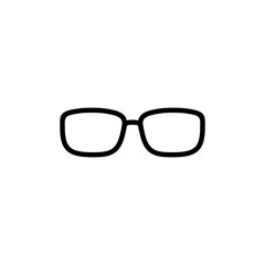 Poster - Glasses icon vector isolated on white background. Stylish Eyeglasses. Glasses vector. Optical concept