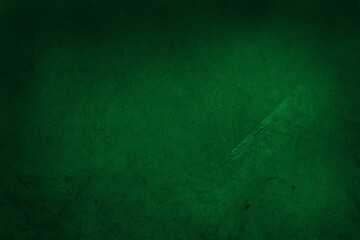 Wall Mural - Dark green textured concrete grunge wall background