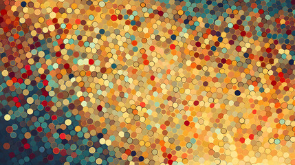 Digital retro color artistic dot abstract graphic poster web page PPT background