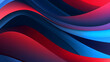 Digital red and blue linear geometric abstract graphic poster web page PPT background