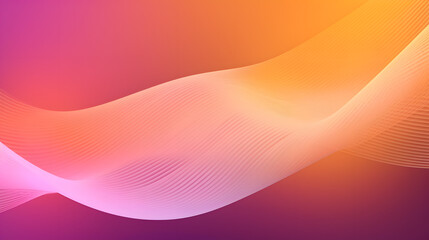 Digital orange and purple fantasy curve abstract graphic poster web page PPT background