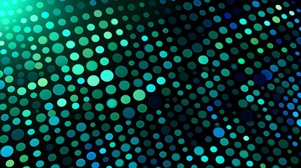 Digital green and black artistic dot abstract graphic poster web page PPT background