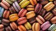 Delicious Delights Colorful French Macaroons