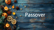 Top view of passover concept with copy space
