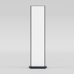 Canvas Print - empty signage stand design template. mockup display for advertising, poster, billboard or represent 