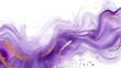 solid white background with purple swirls