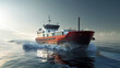 Maritime Precision: High-Definition Cargo Giant
