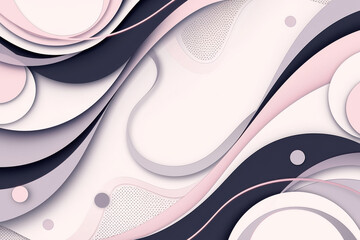 Poster - abstract 3d background with shapes modern look