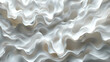 Close Up View of Wavy White Surface