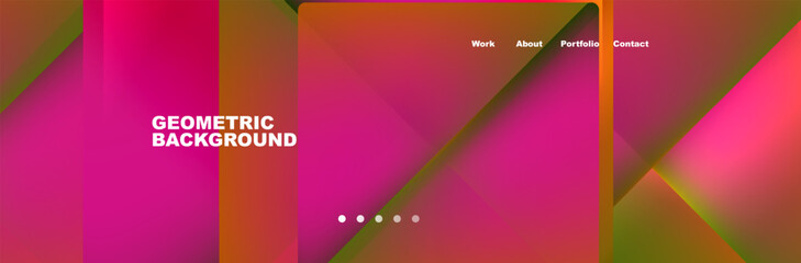 Triangle minimal web site page background design. Vector Illustration For Wallpaper, Banner, Background, Card, Book Illustration, landing page