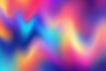 Sticker - Abstract blurred gradient background in bright colors