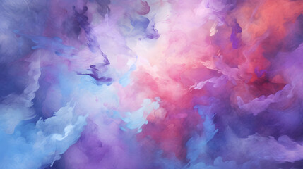 Digital purple and pink nebula starry abstract graphic poster web page PPT background