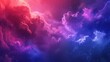 3d render, abstract fantasy background of colorful sky with neon clouds