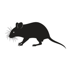 Poster - Rat Silhouette