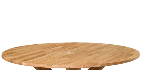 Poster - Wooden table top isolated  over  transparent background png illustration