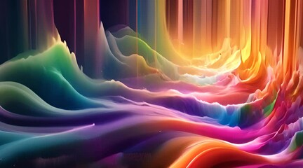 Visualizing a cyberspace odyssey with abstract patterns of code and elements of software development.