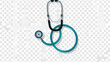 Stethoscope icon isolated vector illustration on whit