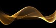 © gojalia - Gold wave flow and golden glitter on black background. Abstract shiny color gold wave luxury background. Luxury gold flow wallpaper
