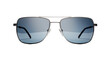 © yousaf - A stylish pair of sunglasses, with dark lenses and white frames, resting on a pristine white background