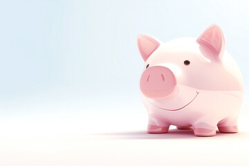  Piggy bank representing the concept of saving money and investment