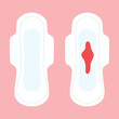 Big menstrual female pad