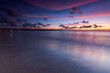Sunset at Jimbaran beach in Bali Indonesia