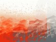 Gray red orange gradient gritty grunge vector brush stroke color halftone pattern