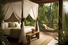 Bali Bliss: Enchanting Bedrooms Adorned In Lush Greenery And Exotic Floral Arrangements