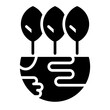 Ecosystem glyph icon