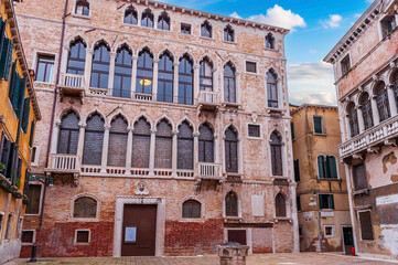 Wall Mural - Campo San Beneto and its Renaissance facades, Venice, Veneto, Italy