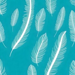  seamless pattern with feathers