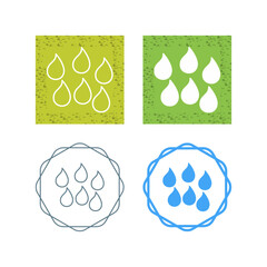 Canvas Print - Humidity Vector Icon